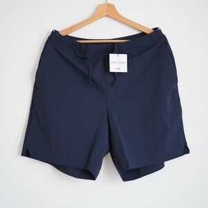 Roger Federer Ultra Stretch Uniqlo Active Tennis Shorts Navy Size Large
